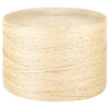 Vidaxl corda 3 mm 200 m 100% sisal