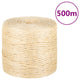 Vidaxl Rope 4 mm 500 m 100% sisal