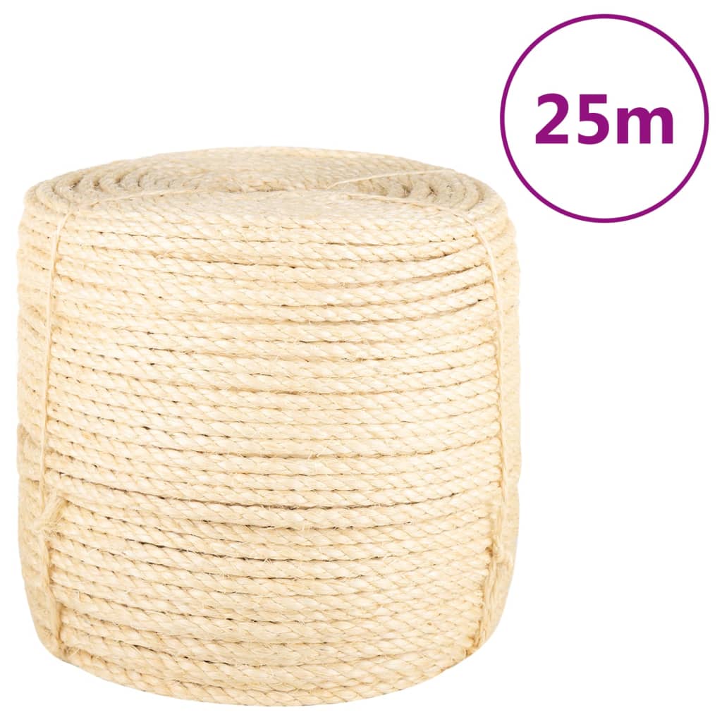 Vidaxl Rope 8 mm 25 m 100% sisal