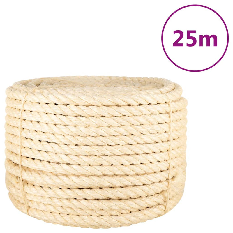 Vidaxl Rope 20 mm 25 m 100% sisal