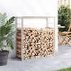 Vidaxl camino 80x28x86 cm in acciaio inossidabile