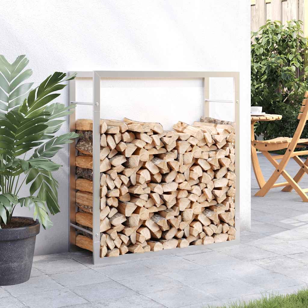 Chimenea de Vidaxl 80x28x86 cm de acero inoxidable