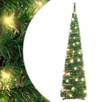 Vidaxl Kunstkerstboom Pop-up 50 LED 120 cm Verde