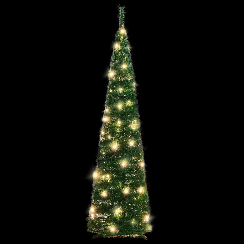 Vidaxl Kunstkerstboom Pop-up 50 LED 120 cm Verde