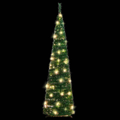 Vidaxl Kunstkerstboom Pop-up 50 LED 120 cm Verde