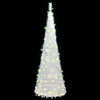 Vidaxx albero di Natale artificiale pop-up 150 LED 180 cm bianco