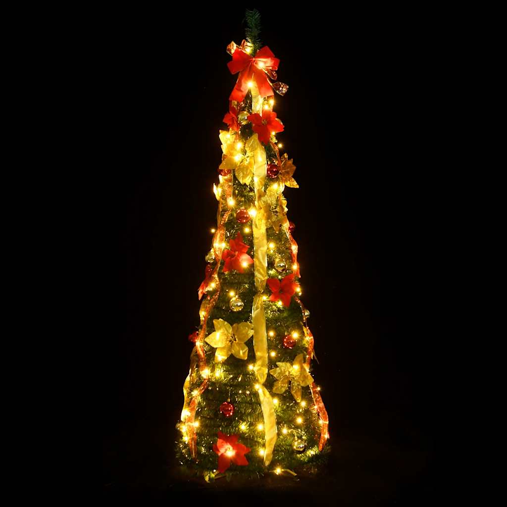 Vidaxl Kunstkerstboom Pop-up 50 LED 120 cm Verde