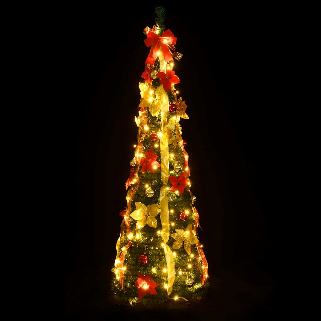 Vidaxl Kunstkerstboom Pop-up 100 LED 150 cm Verde