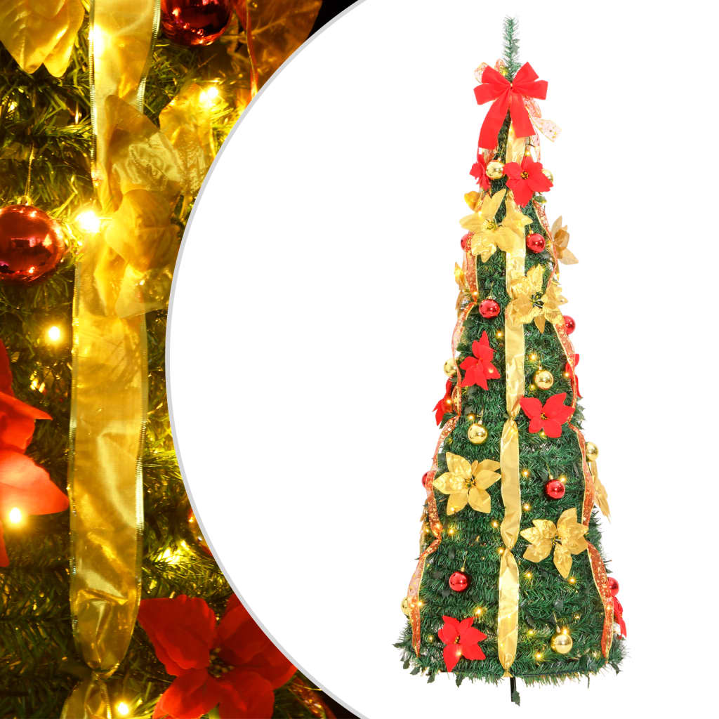 Vidaxl Kunstkerstboom Pop-up 150 LED 180 cm Verde