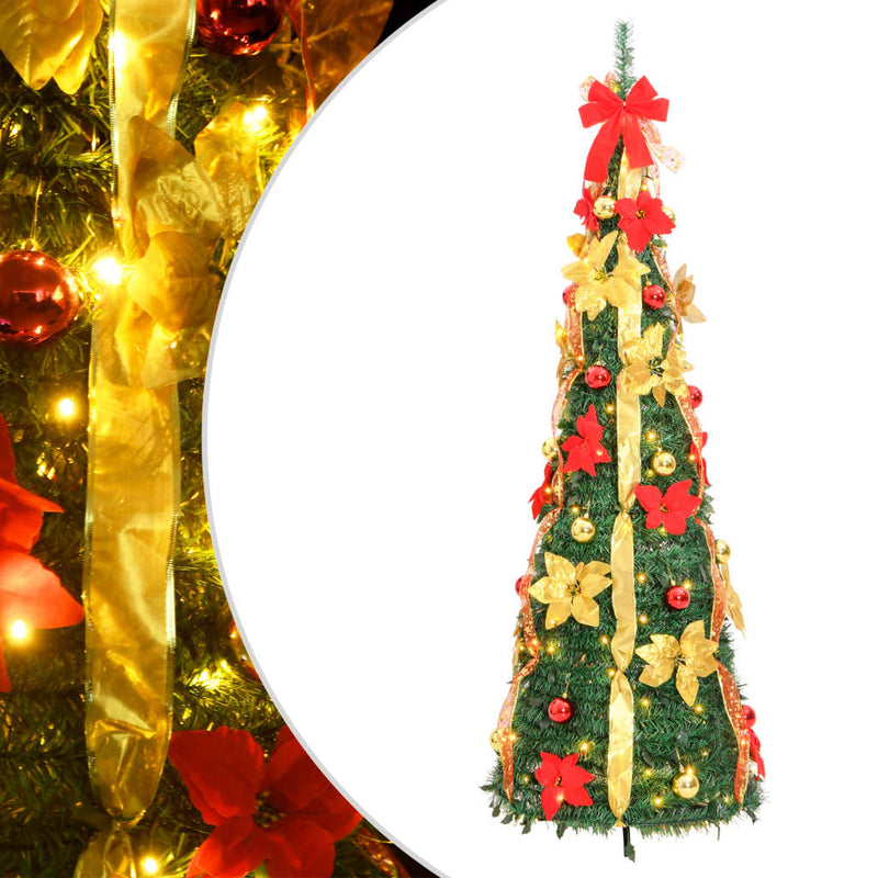 Vidaxl Kunstkerstboom Pop-up 150 LED 180 cm Verde