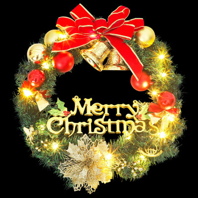 Vidaxl Christmas Greath con 35 LED 60 cm Verde