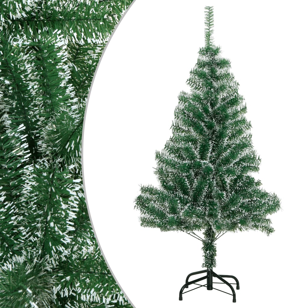 Vidaxl Kunstkerstboom con neve 150 cm verde