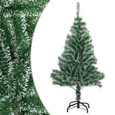 Vidaxl Kunstkerstboom con neve 150 cm verde