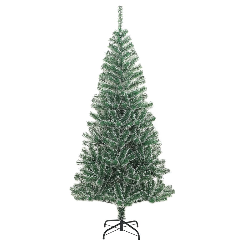 Vidaxl Kunstkerstboom con neve 180 cm verde
