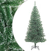 Vidaxl Kunstkerstboom con nieve de 210 cm verde