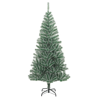 Vidaxl Kunstkerstboom con neve 210 cm verde