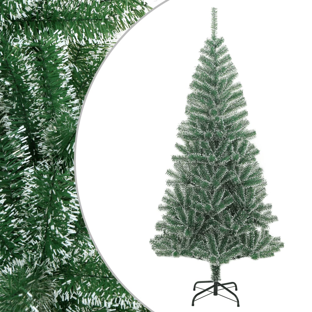 Vidaxl Kunstkerstboom con nieve de 240 cm de verde