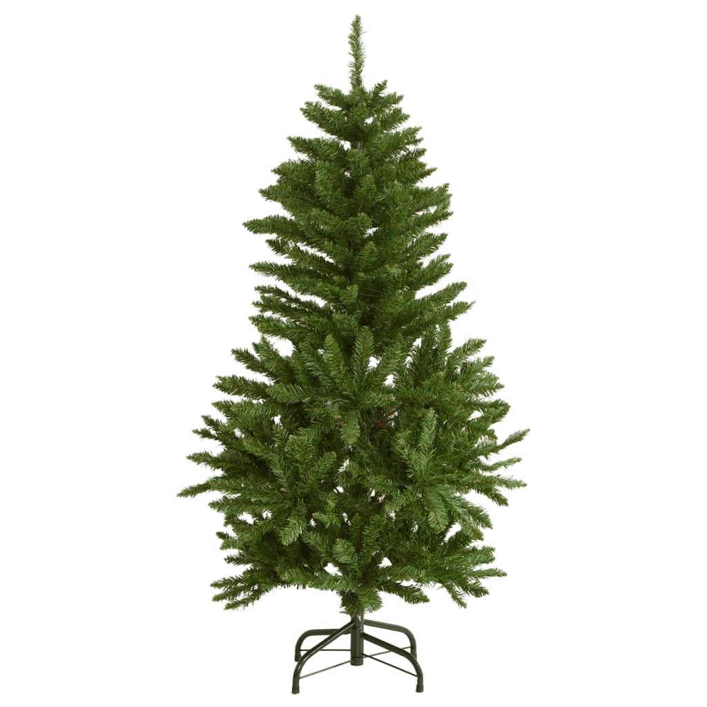 Vidaxl kunstkerstboom met scharnieren en standaard 150 cm
