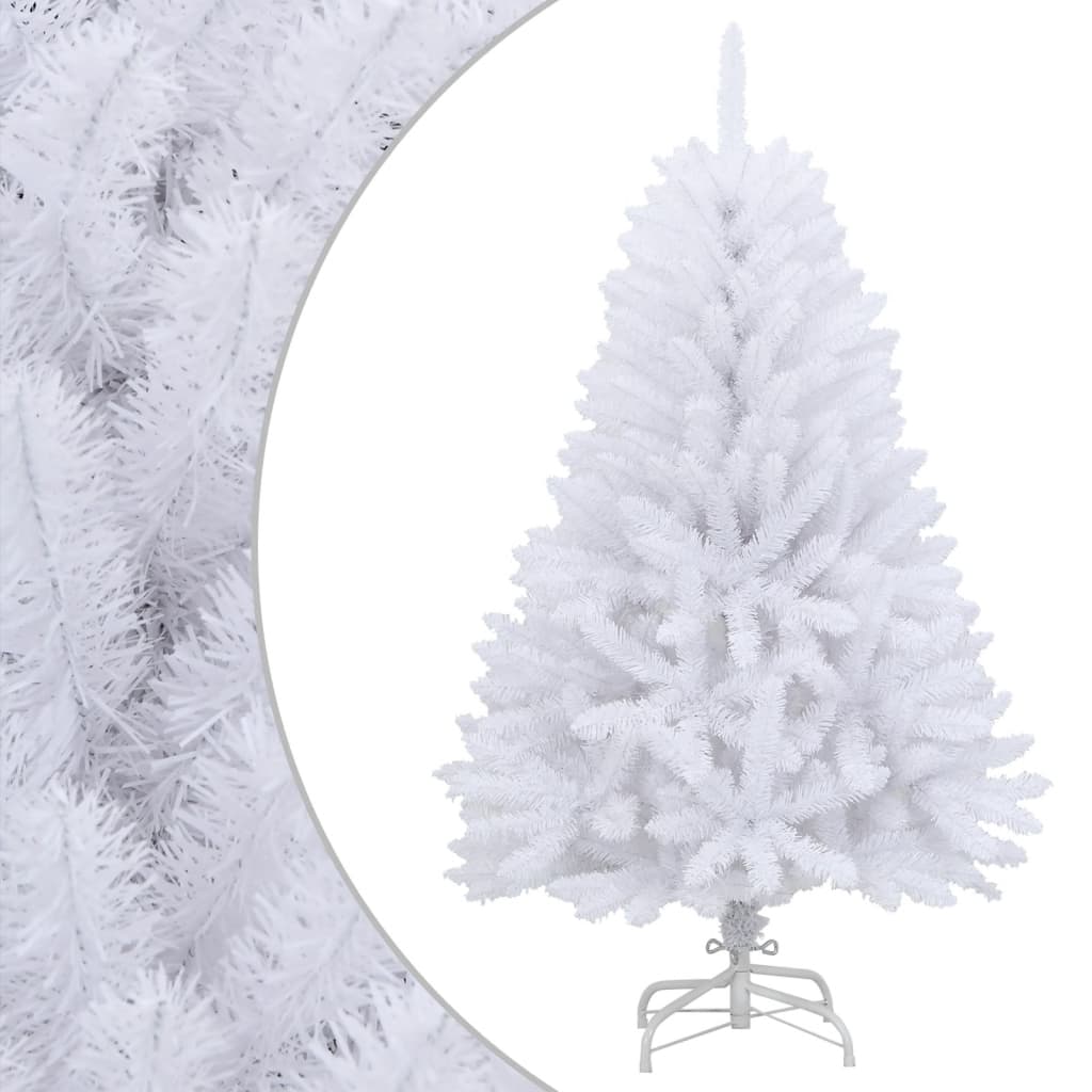 Vidaxl Kunstkerstboom con cerniere e bianco 120 cm standard