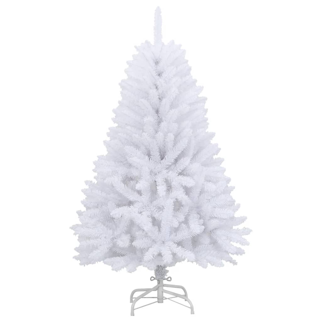 Vidaxl Kunstkerstboom con cerniere e bianco 120 cm standard