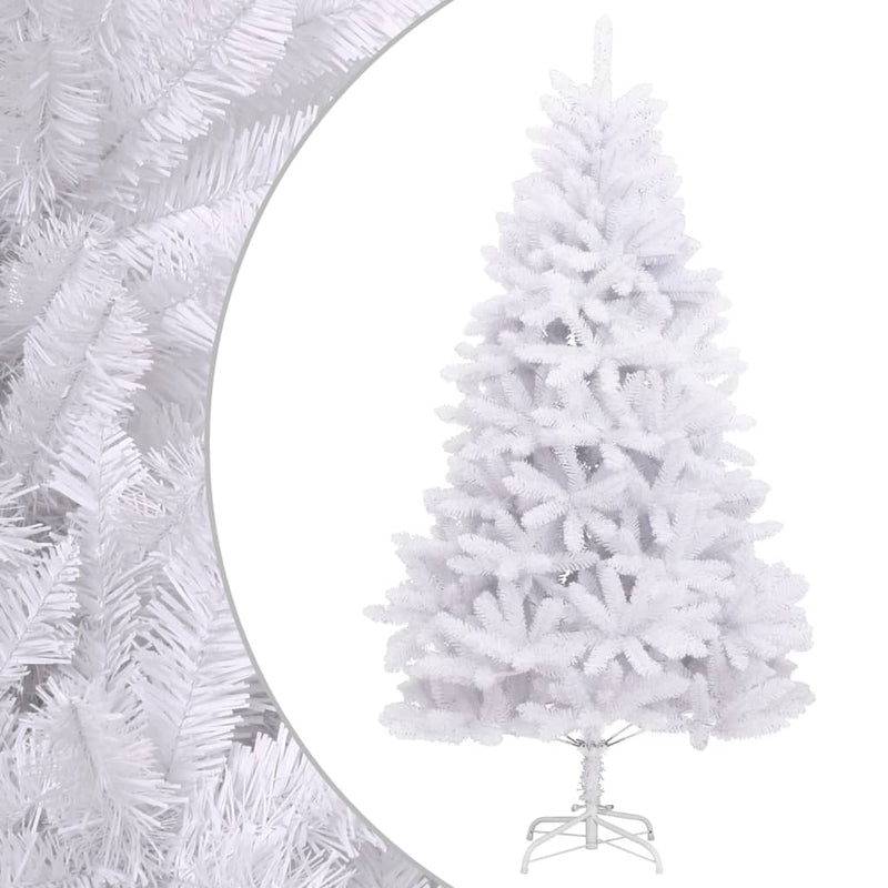 Vidaxl Kunstkerstboom con cerniere e bianco standard da 180 cm