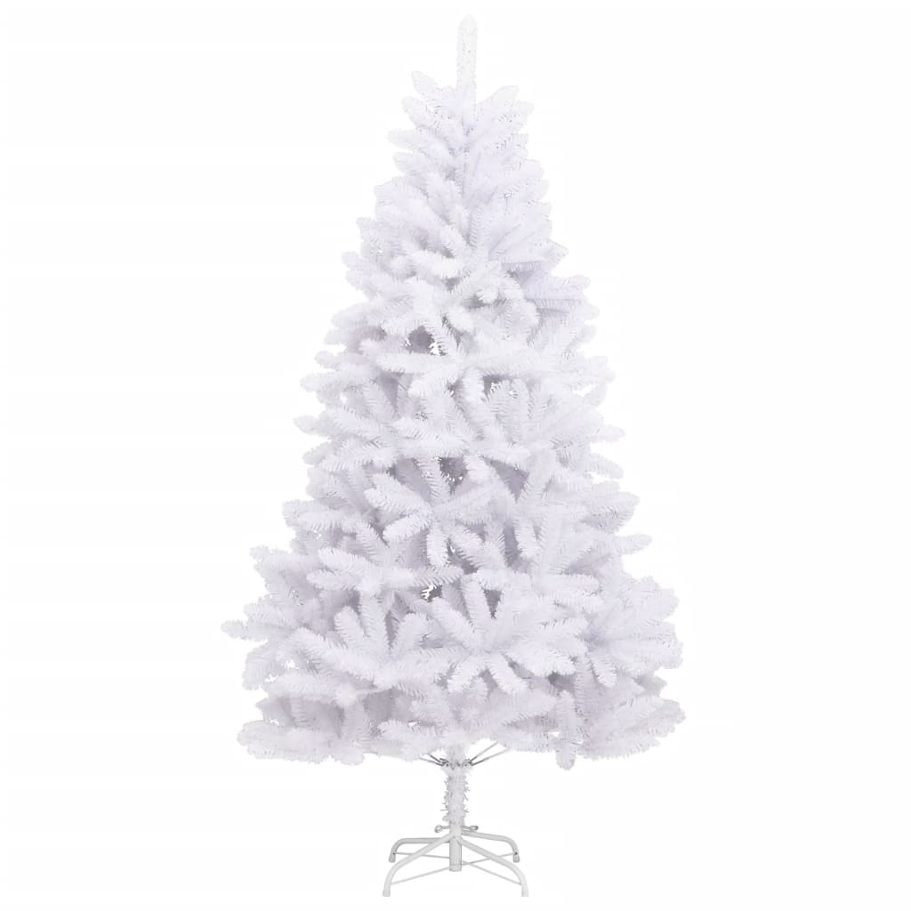 Vidaxl Kunstkerstboom con cardini con bianco 240 cm standard
