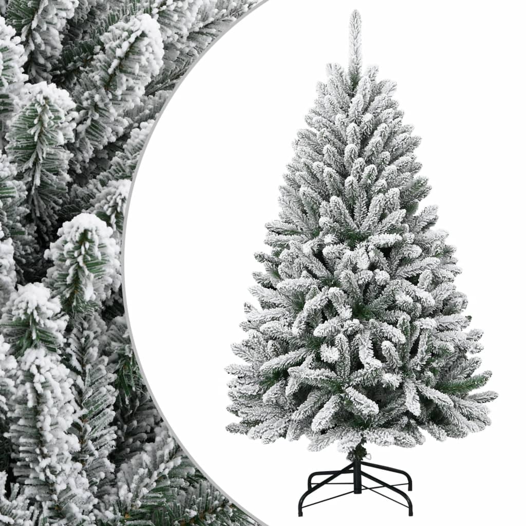 Vidaxl Kunstkerstboom con cardini e neve 120 cm