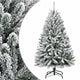 Vidaxl Kunstkerstboom con cardini e neve 120 cm