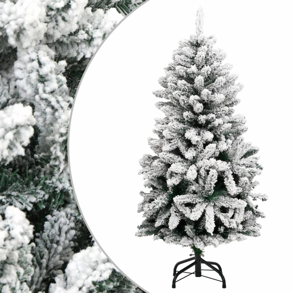 Vidaxl Kunstkerstboom con cardini e neve 150 cm