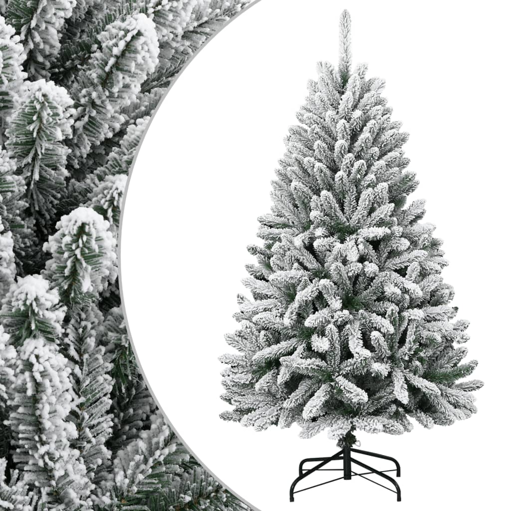 Vidaxl Kunstkerstboom con cardini e neve 150 cm
