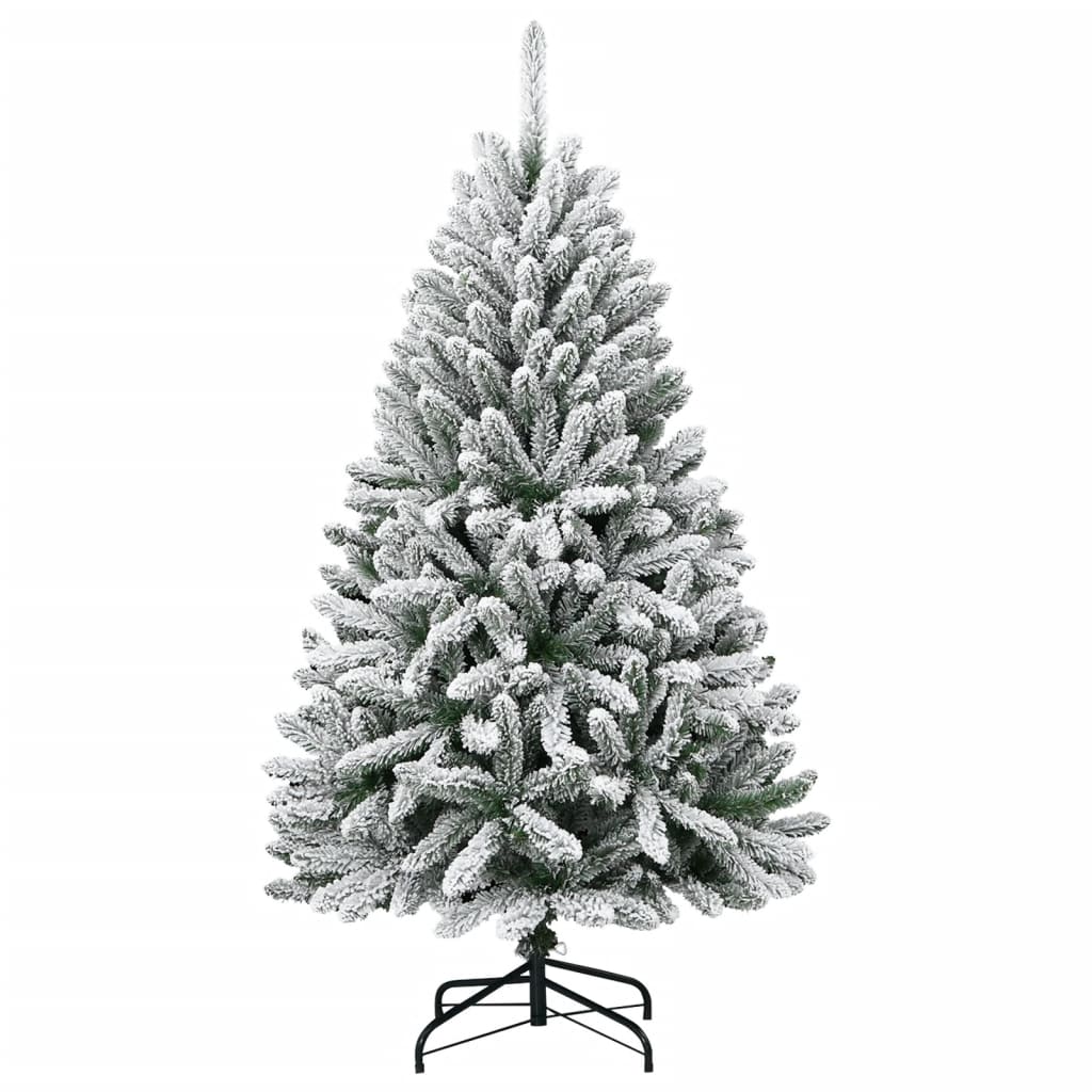 Vidaxl Kunstkerstboom con cardini e neve 150 cm