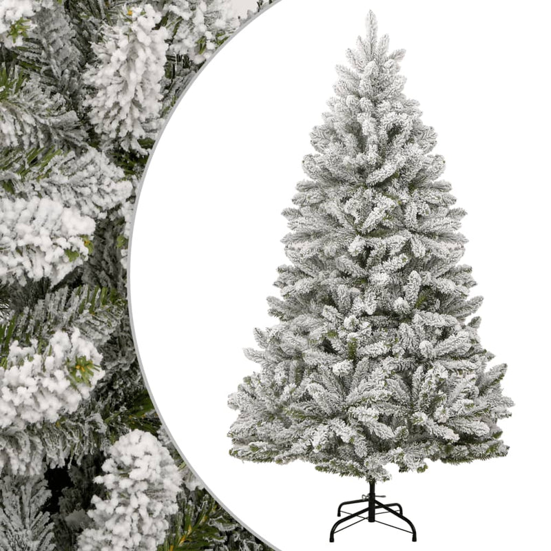 Vidaxl Kunstkerstboom con cardini e neve 180 cm