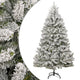 Vidaxx albero di Natale artificiale con cerniere e neve 240 cm