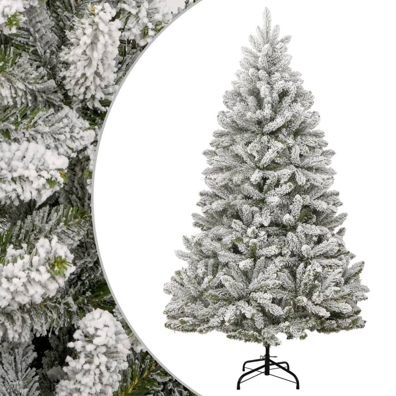 Vidaxl Kunstkerstboom con cardini e neve 270 cm