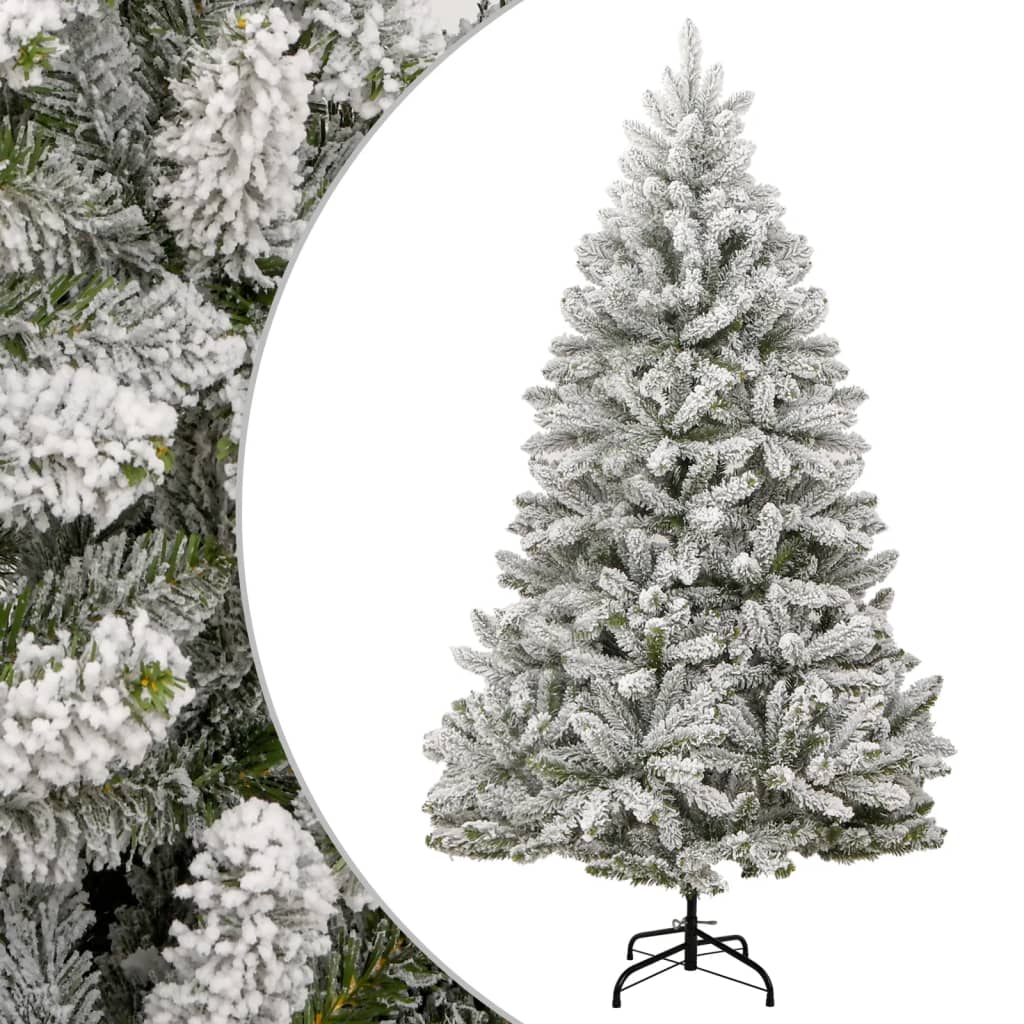Vidaxl Kunstkerstboom con cardini e neve 270 cm