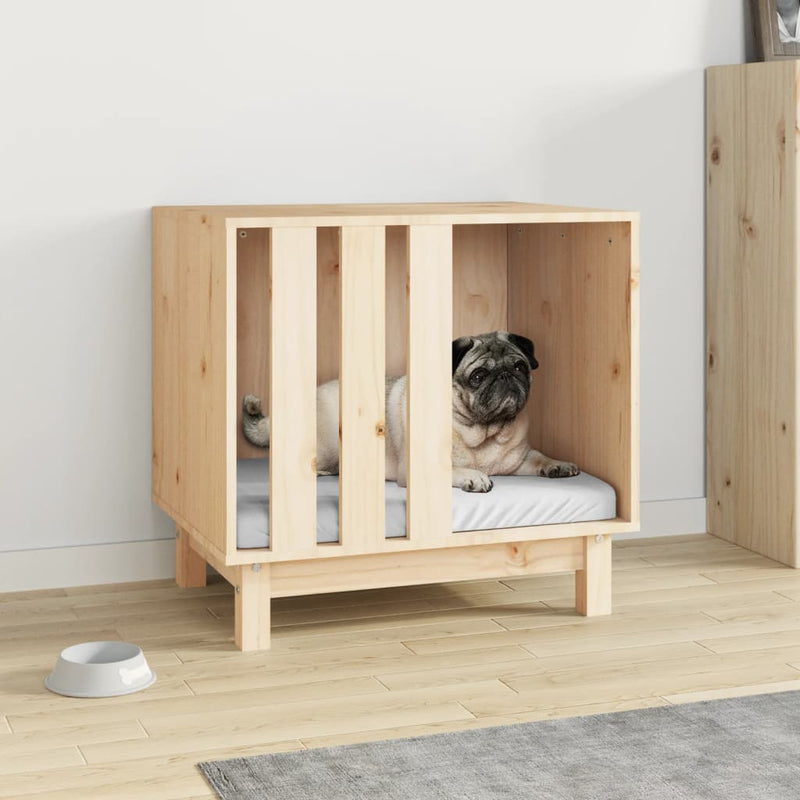 Vidaxl dog loft 60x45x57 cm pino solido