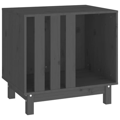 Vidaxl dog loft 60x45x57 cm grigio pino solido