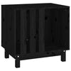 Vidaxl Dog Loft 60x45x57 cm Solid Pine Negro