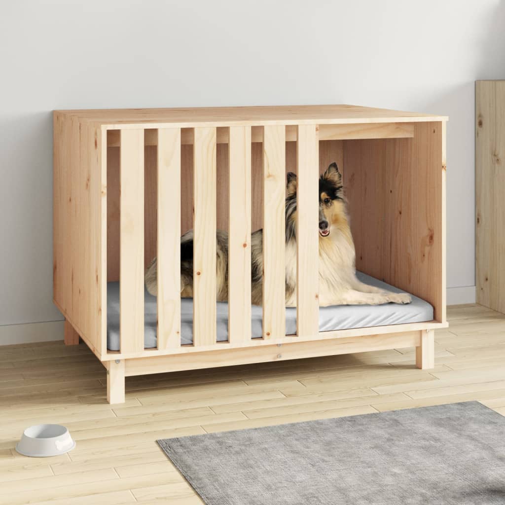 Vidaxl Dog Loft 100x70x72 cm de pino sólido