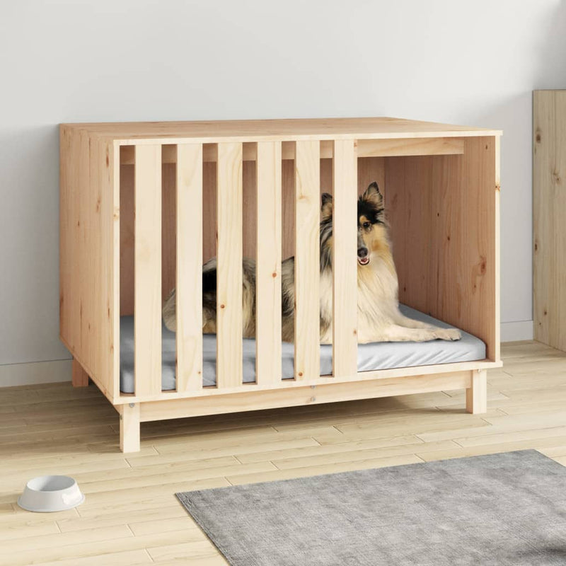 Vidaxl Dog Loft 100x70x72 cm de pino sólido