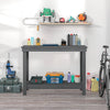Vidaxl Workbench 110x50x80 cm de pino sólido