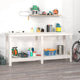 Vidaxl Workbench 180x50x80 cm de pino sólido
