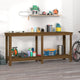 Vidaxl Workbench 180x50x80 cm de pino sólido marrón