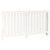 Vidaxl radiatorombouw 153x19x84 cm massief grenenhout wit