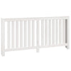 Vidaxl radiatorombouw 169x19x84 cm massief grenenhout wit