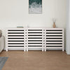 Vidaxl Radiatorom Construction 210x21x85 cm Pino sólido blanco blanco