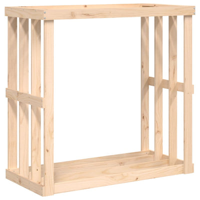 Vidaxxl leñero 108x52x106 cm madera maciza de pino