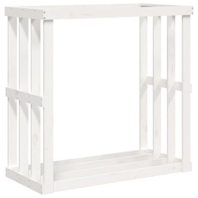 Vidaxx leñero de madera 108x52x106 cm madera maciza de pino blanco