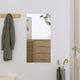 Espejo de pared Vidaxl 30x60 cm de vidrio rectangular