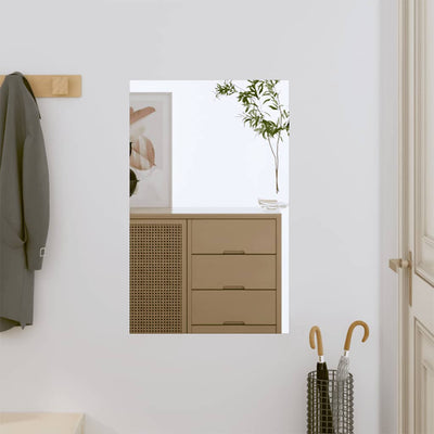 Specchio da parete Vidaxl 40x60 cm vetro rettangolare
